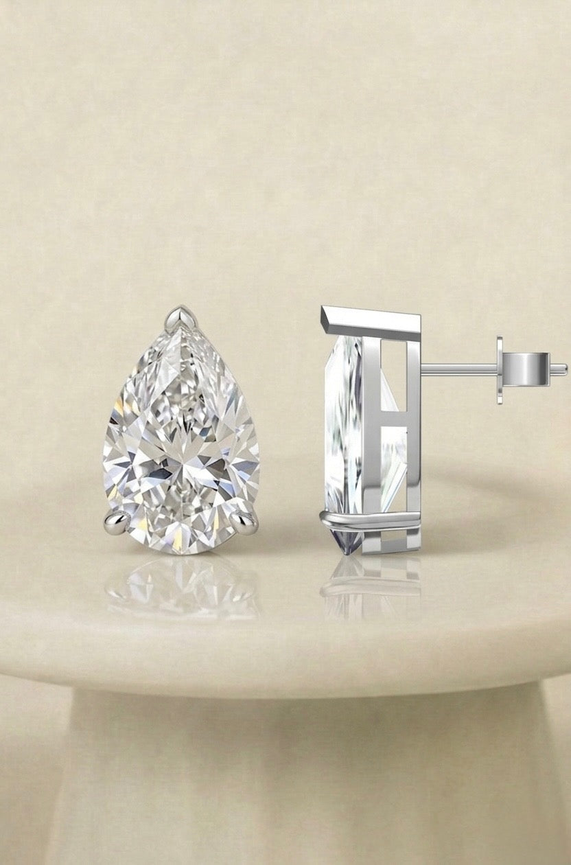 Pear Stud Earrings