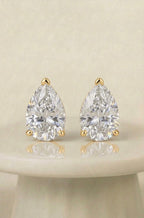 Pear Stud Earrings