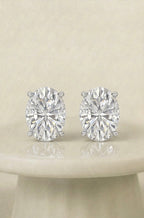 Oval Stud Earrings