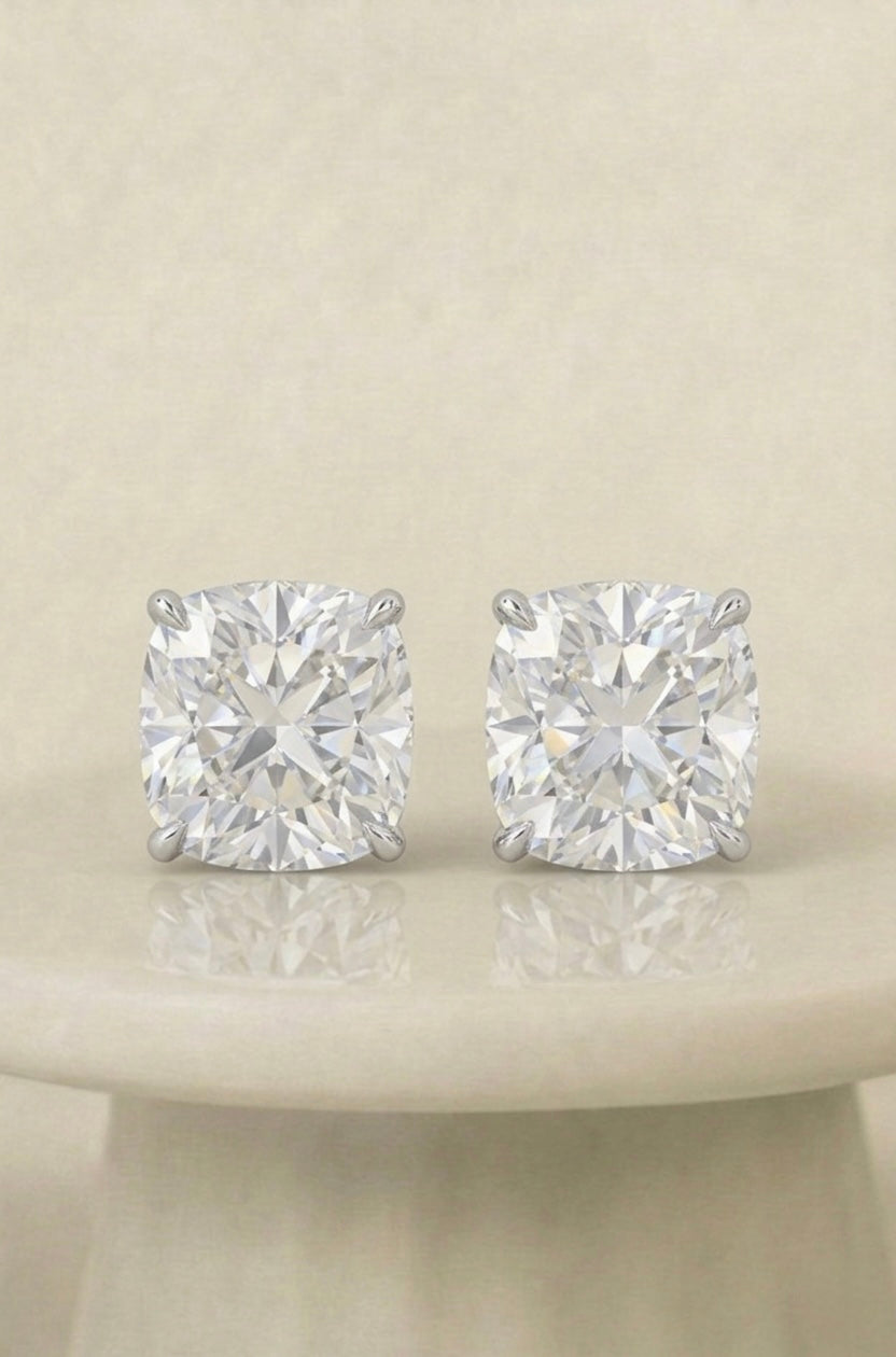 Cushion Stud Earrings