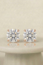 Round Stud Earrings