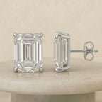 Emerald Stud Earrings