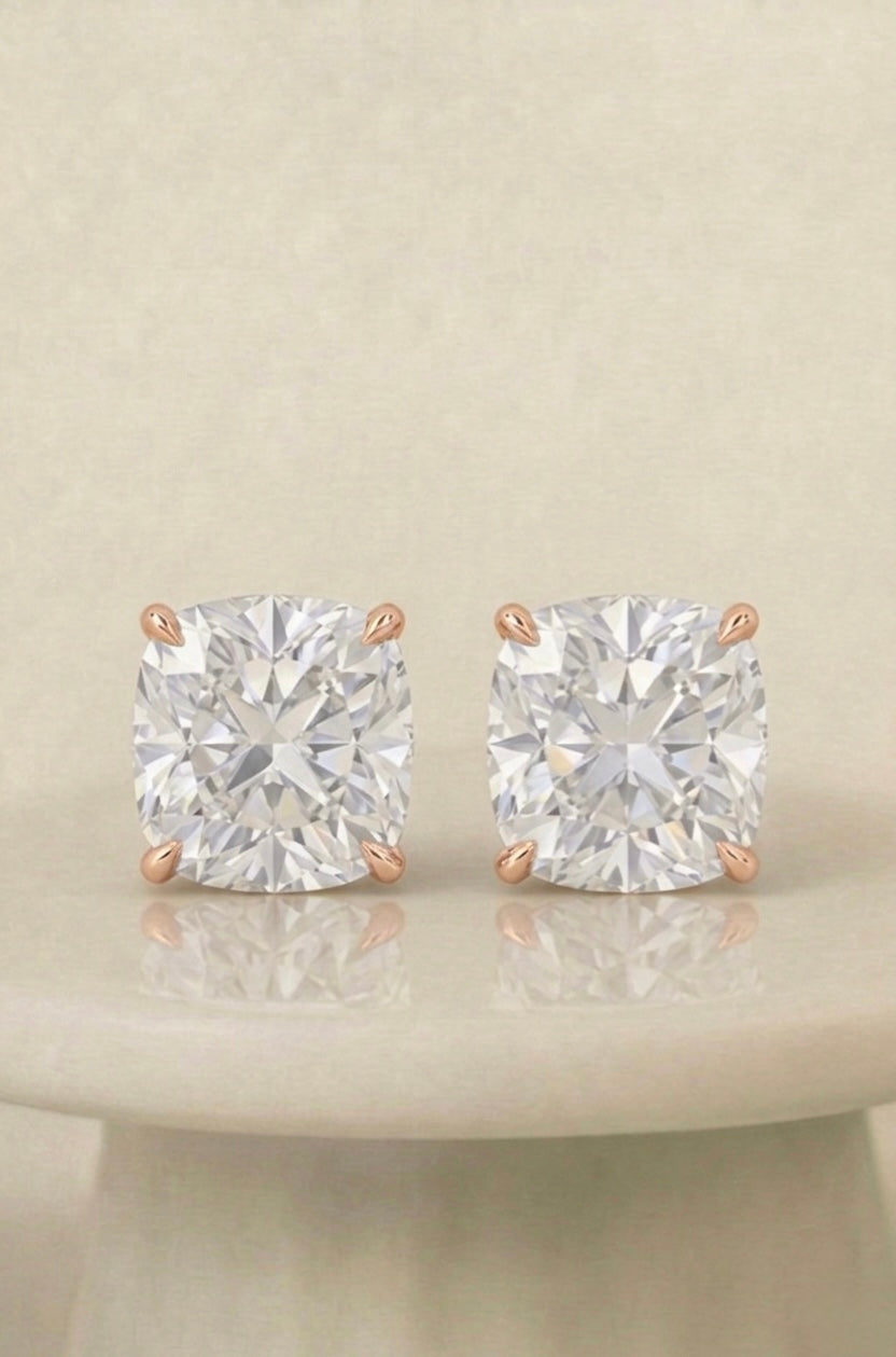 Cushion Stud Earrings