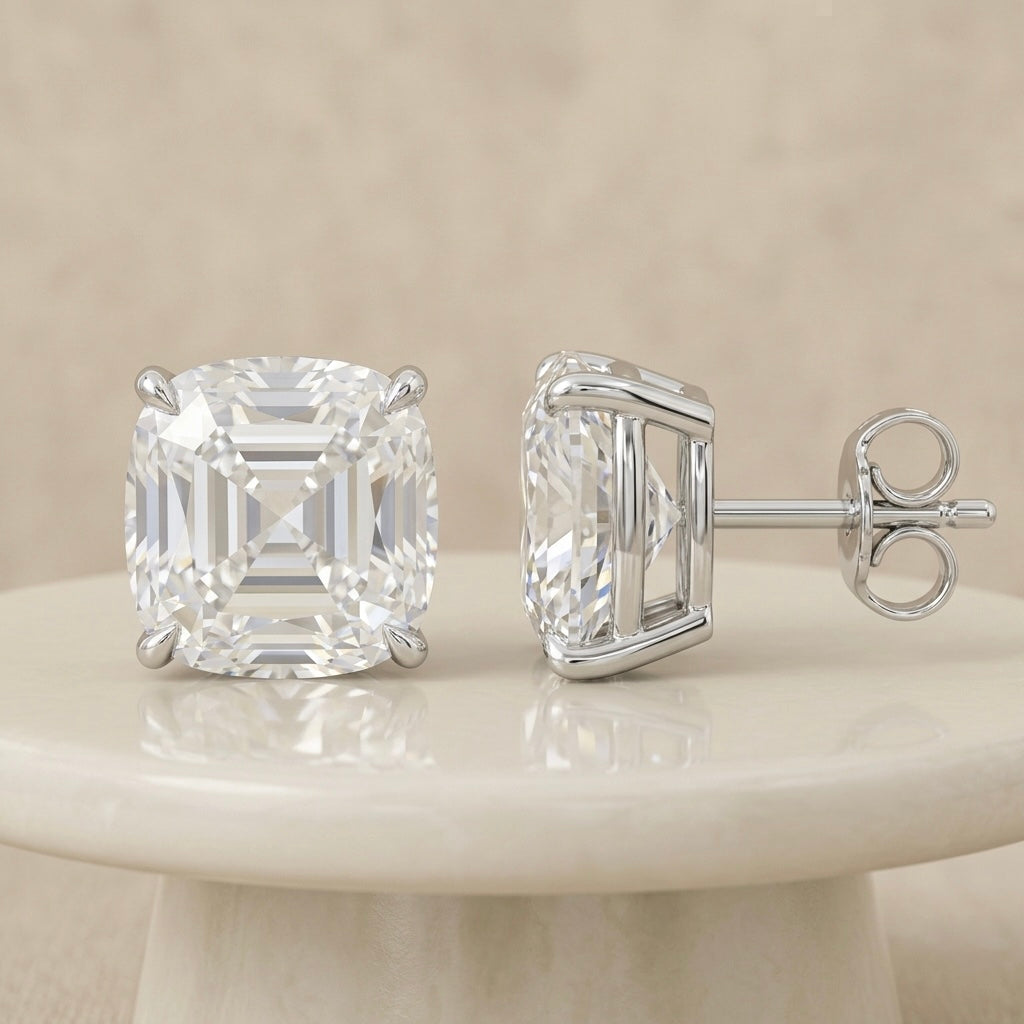 Cushion Stud Earrings