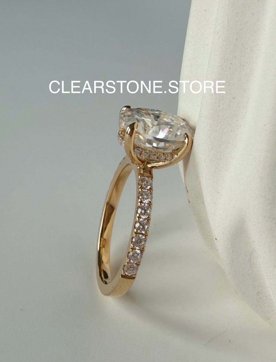 THE CANDACE (OVAL, 3 Carat) LAB DIAMOND