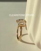 THE XIOMARA (EMERALD & PEAR, 4.25 Carat) LAB DIAMOND